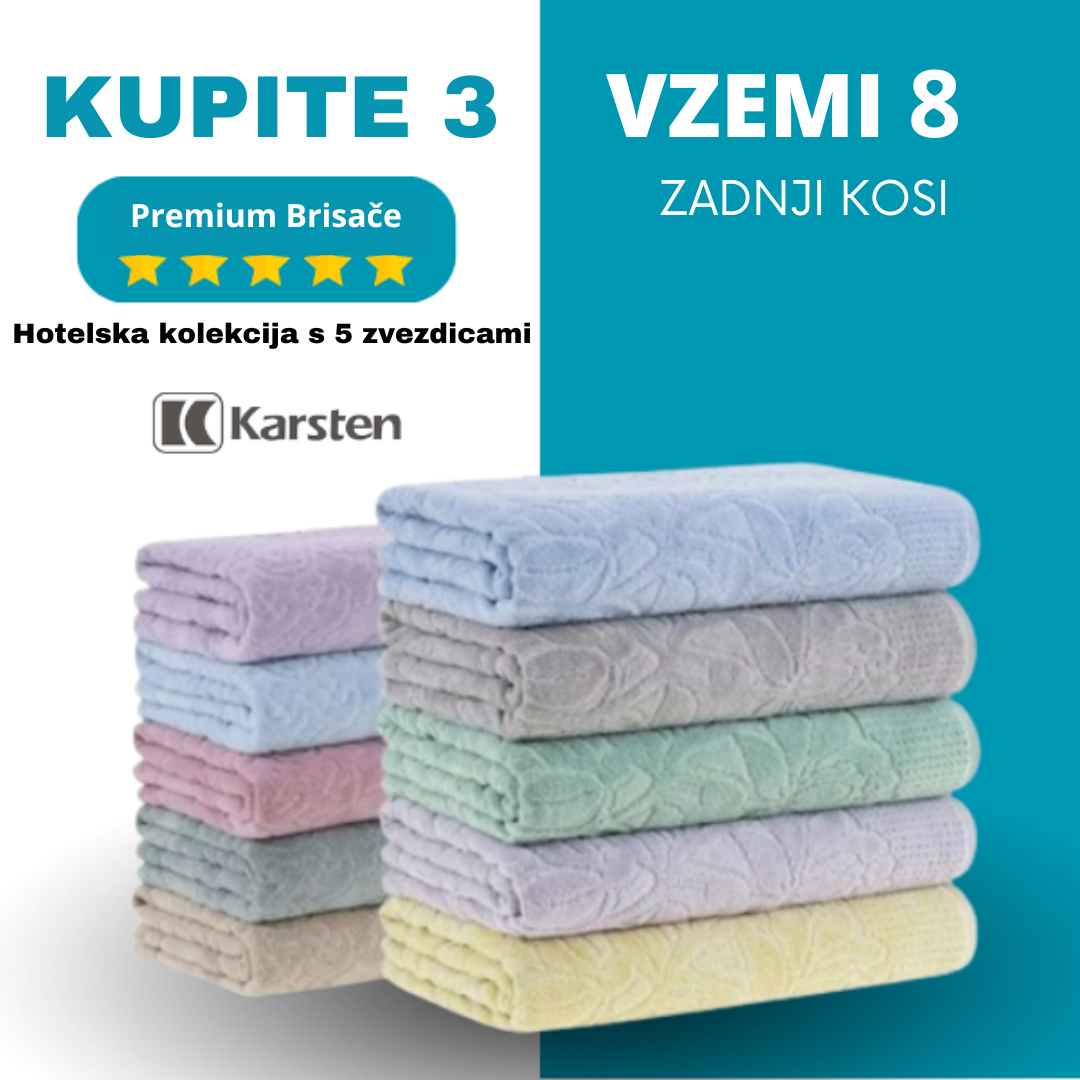 MEGA KIT 8 odličnih kopalnih brisač - KUPITE 3, DOBITE 8 (AKCIJA - ZADNJI DAN)